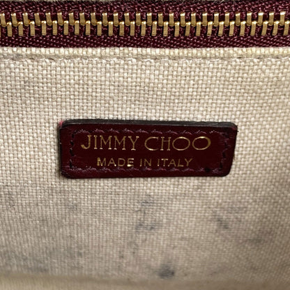 Jimmy Choo ジミーチュウ ヴァレンヌ 2WAY ハンドバッグ ウール レディース 中古