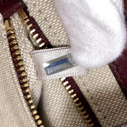 Jimmy Choo ジミーチュウ ヴァレンヌ 2WAY ハンドバッグ ウール レディース 中古