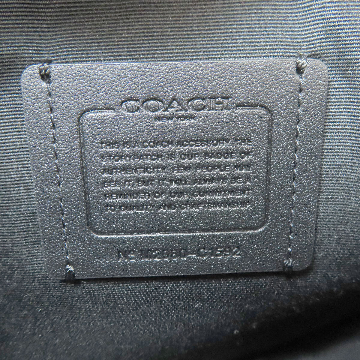 コーチ C1592 ヘリテージ コンバーチブル ショルダーバッグ 中古 商品画像7