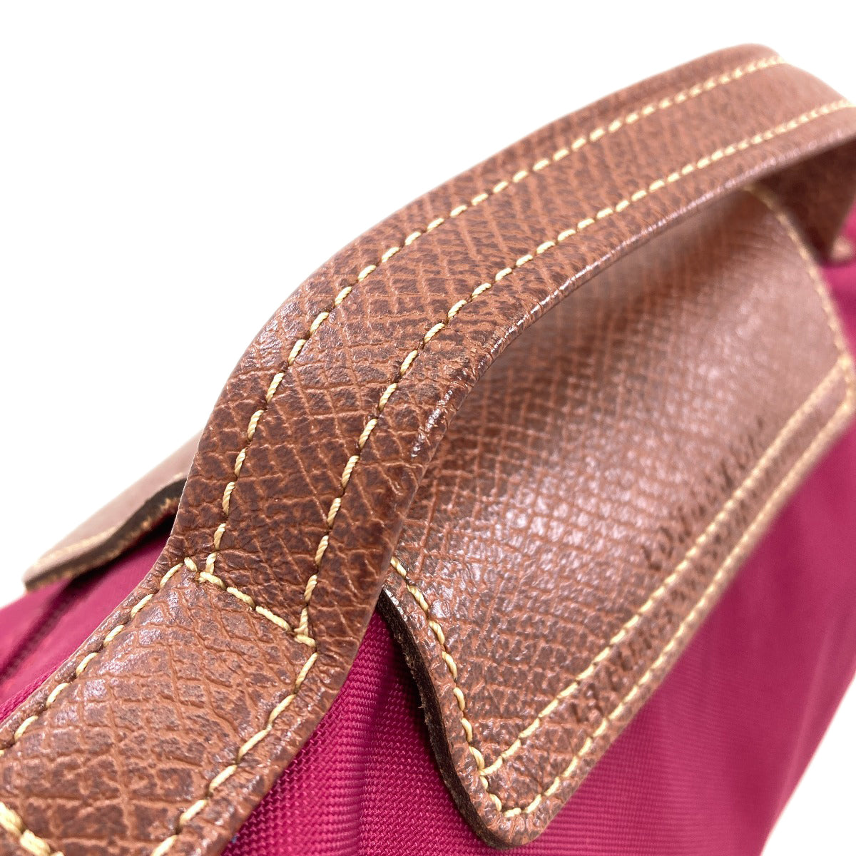 Longchamp ロンシャン ロゴ ハンドバッグ ナイロン レディース 中古