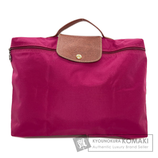 Longchamp ロンシャン ロゴ ハンドバッグ ナイロン レディース 中古