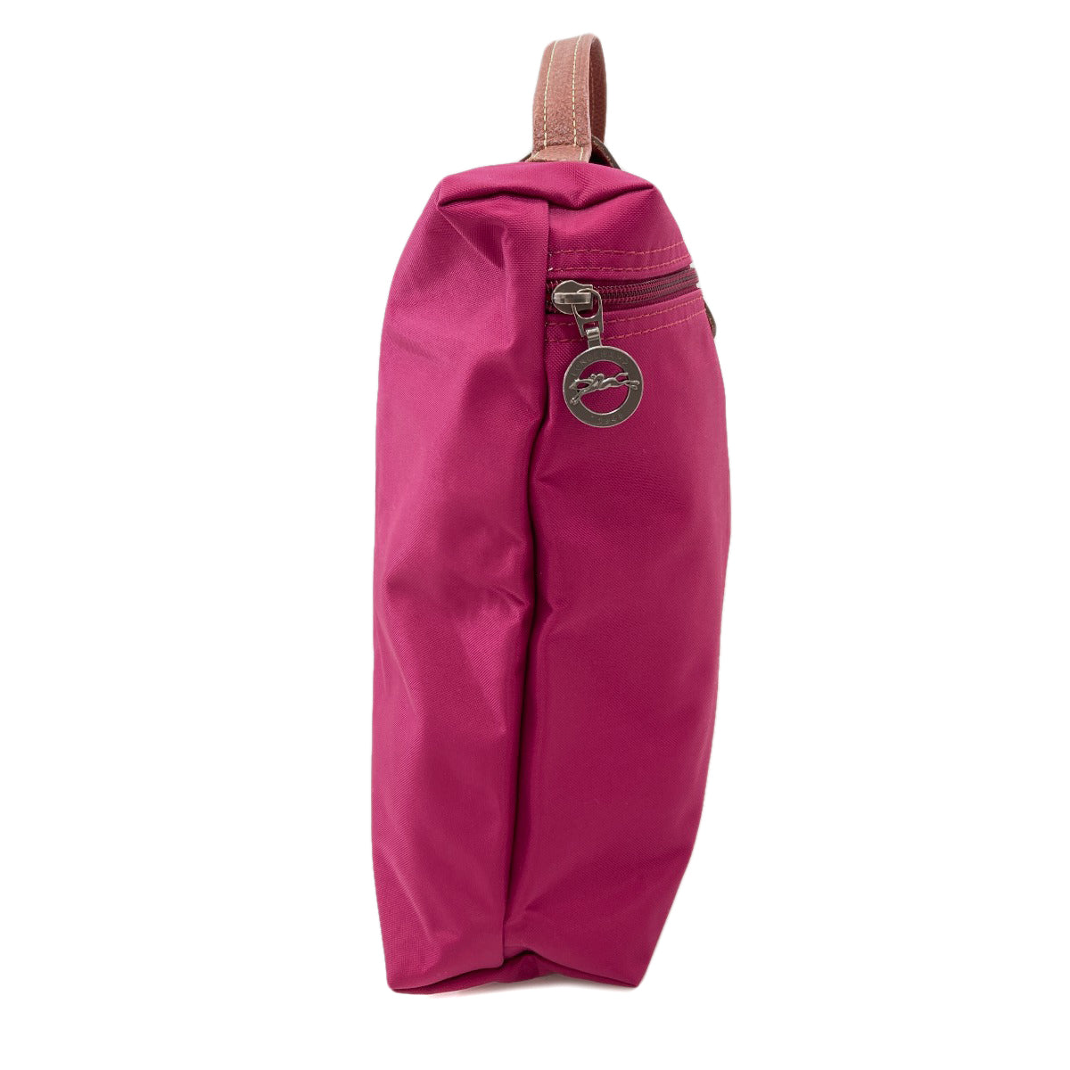 Longchamp ロンシャン ロゴ ハンドバッグ ナイロン レディース 中古