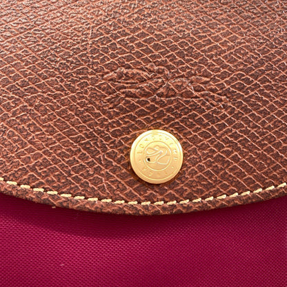Longchamp ロンシャン ロゴ ハンドバッグ ナイロン レディース 中古