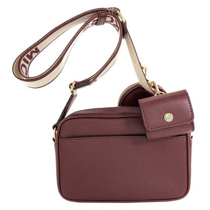 Michael Kors マイケルコース ジェット セット アイテム クロスボディ ウィズアタッチ ミディアム ショルダーバッグ レザー レディース 中古