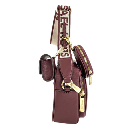 Michael Kors マイケルコース ジェット セット アイテム クロスボディ ウィズアタッチ ミディアム ショルダーバッグ レザー レディース 中古