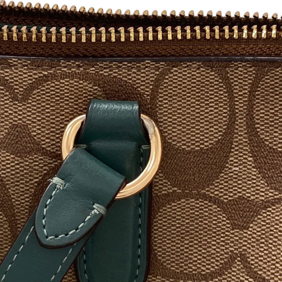 COACH コーチ F29208 シグネチャー トートバッグ PVC レディース 中古