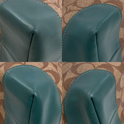 COACH コーチ F29208 シグネチャー トートバッグ PVC レディース 中古