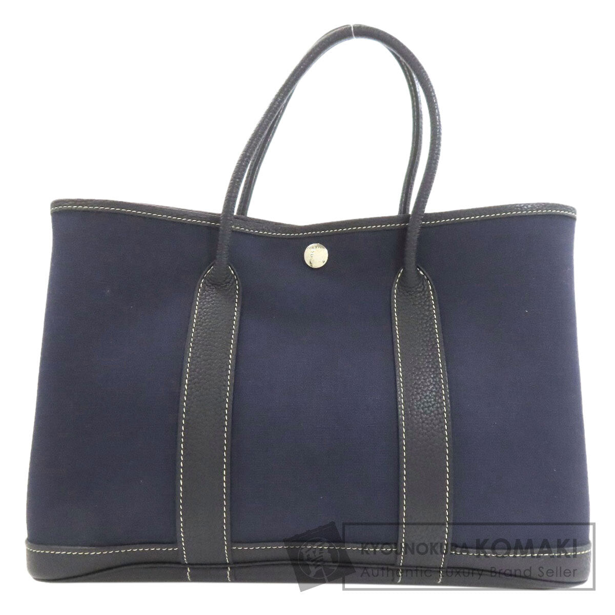 HERMES エルメス ガーデンパーティTPM シルバー金具 ワールドフェスティバル限定 トートバッグ トワルオフィシェ レディース 中古