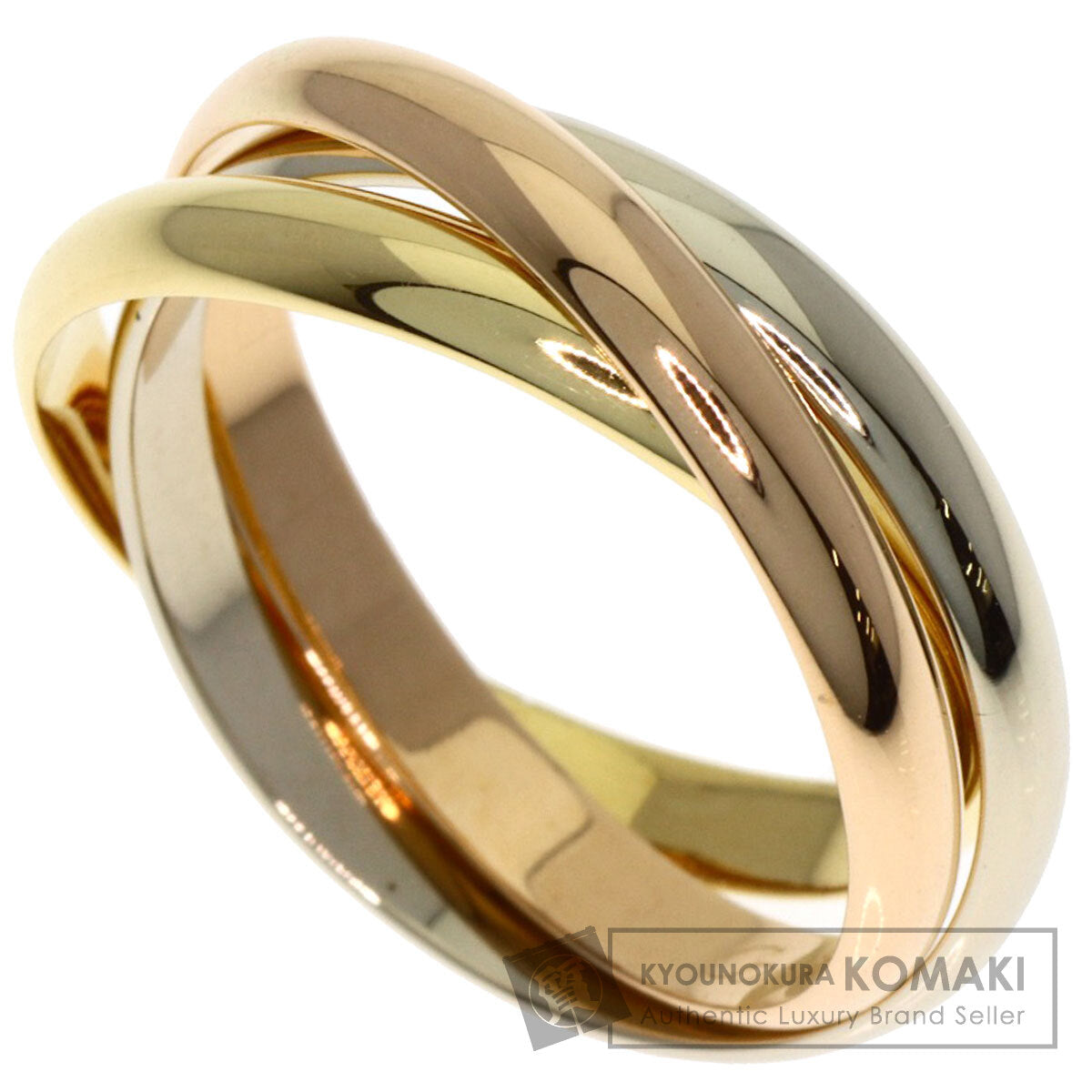 カルティエ トリニティ SM #51 リング・指輪 中古 商品画像1