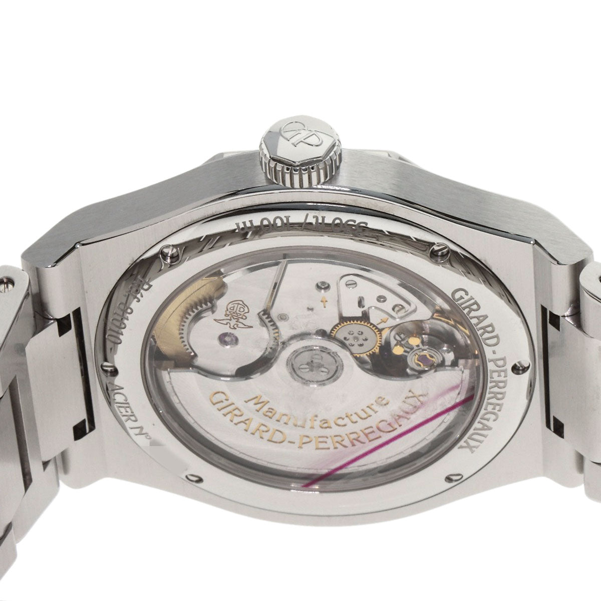 GIRARD-PERREGAUX ジラール・ペルゴ 81010-11-1750-11A ロレアート 42mm リミテッドエディション 28本限定 アラビア文字盤 腕時計 SS メンズ 中古