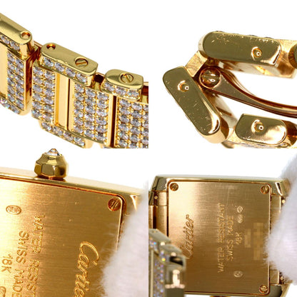 カルティエ WE1001RD タンクフランセーズ SM 純正 フル ダイヤモンド 腕時計 中古 商品画像18