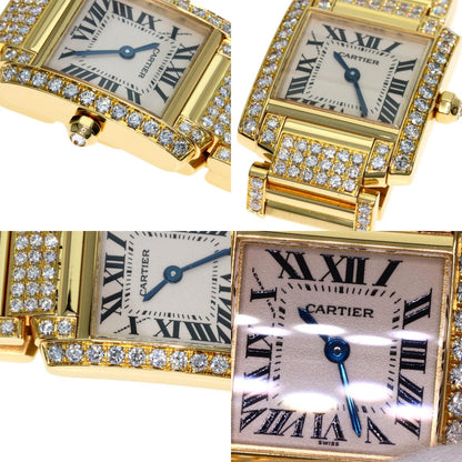 カルティエ WE1001RD タンクフランセーズ SM 純正 フル ダイヤモンド 腕時計 中古 商品画像19