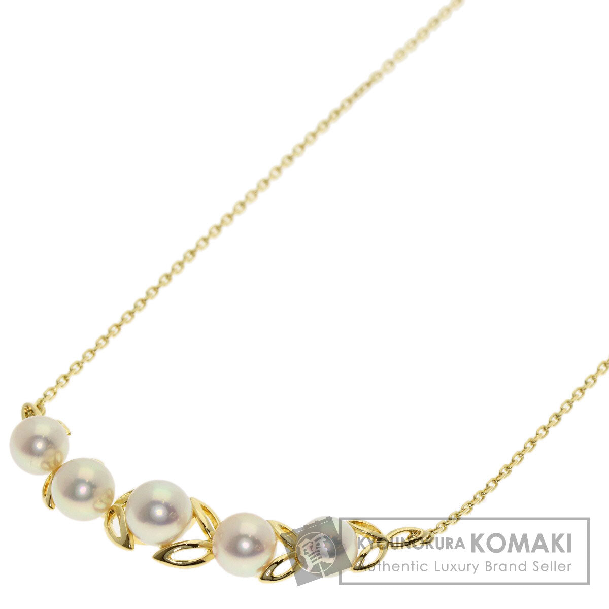 ミキモト リーフ パール 真珠 ネックレス 中古 商品画像1