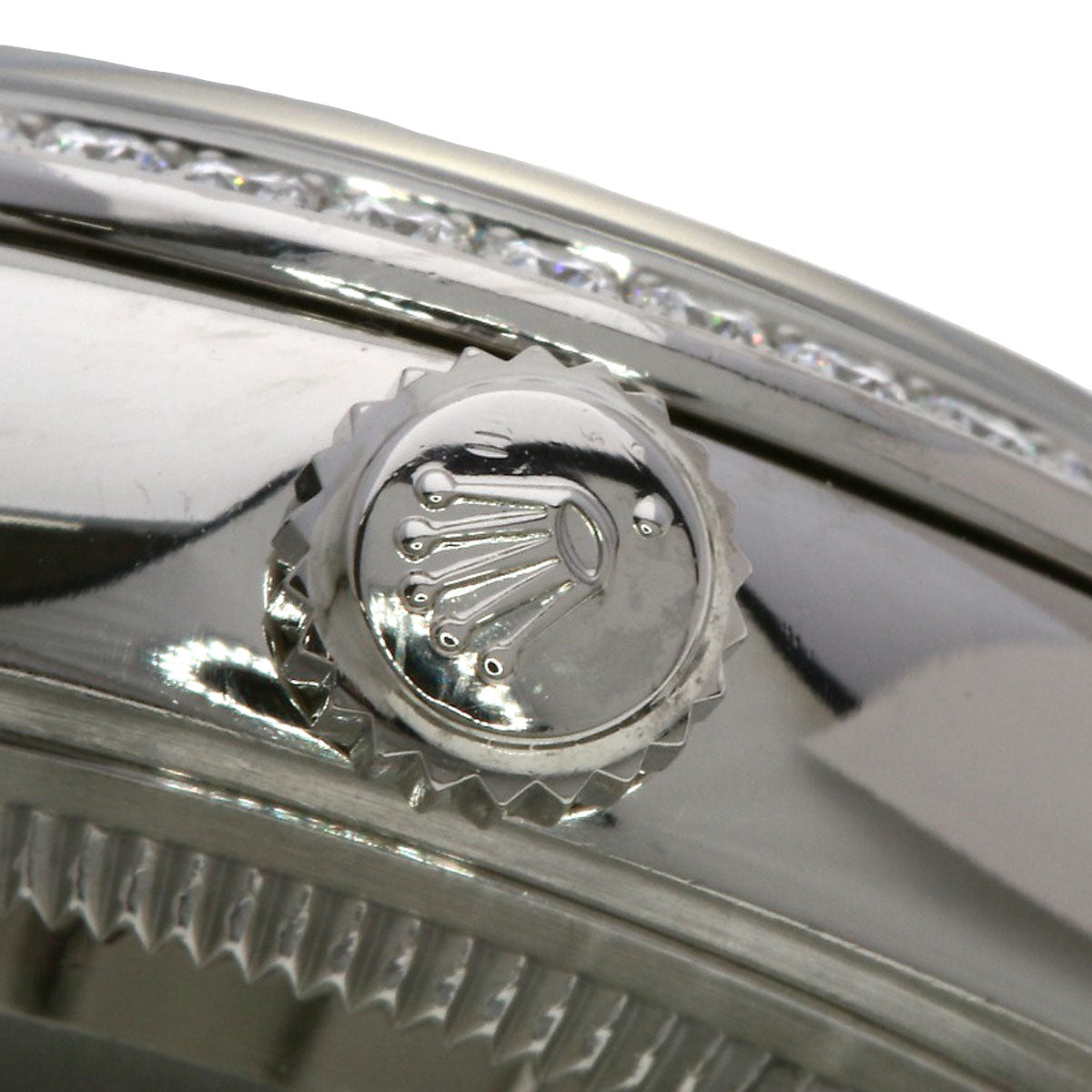 ROLEX ロレックス 279136RBR デイトジャスト 28 ベゼル ダイヤモンド 腕時計 PT レディース 中古