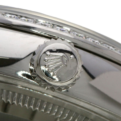 ROLEX ロレックス 279136RBR デイトジャスト 28 ベゼル ダイヤモンド 腕時計 PT レディース 中古
