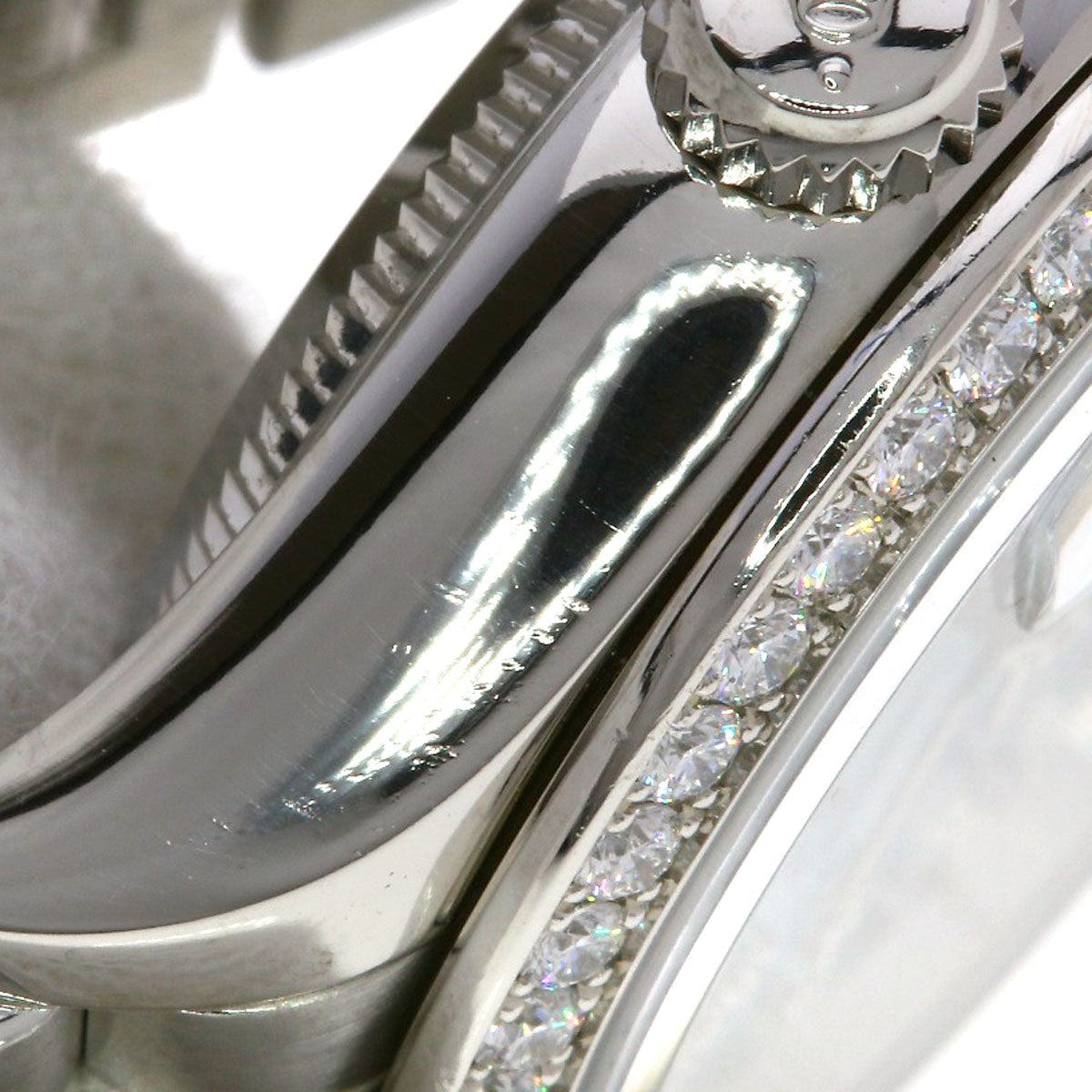 ROLEX ロレックス 279136RBR デイトジャスト 28 ベゼル ダイヤモンド 腕時計 PT レディース 中古