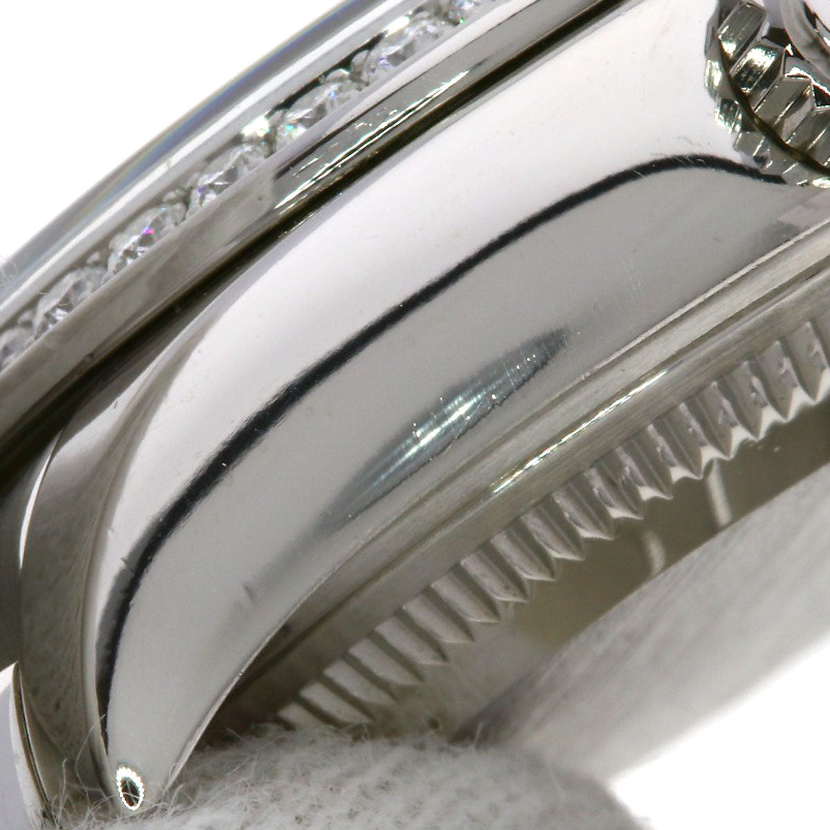 ROLEX ロレックス 279136RBR デイトジャスト 28 ベゼル ダイヤモンド 腕時計 PT レディース 中古