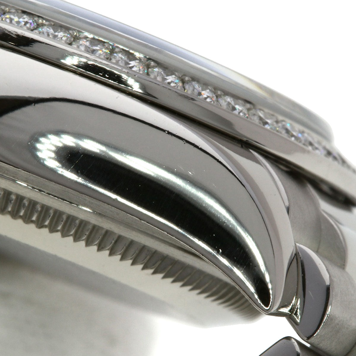 ROLEX ロレックス 279136RBR デイトジャスト 28 ベゼル ダイヤモンド 腕時計 PT レディース 中古