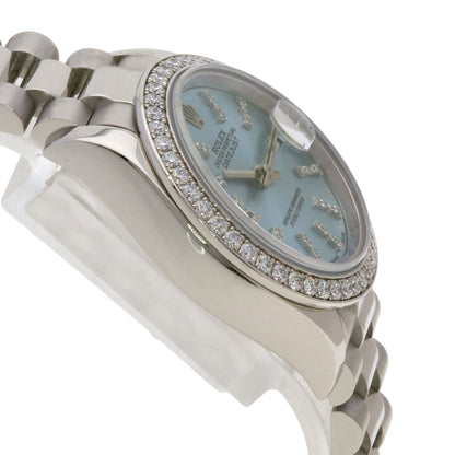 ROLEX ロレックス 279136RBR デイトジャスト 28 ベゼル ダイヤモンド 腕時計 PT レディース 中古