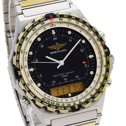 BREITLING ブライトリング 80971 ナビタイマー デジタル 腕時計 SS メンズ 中古