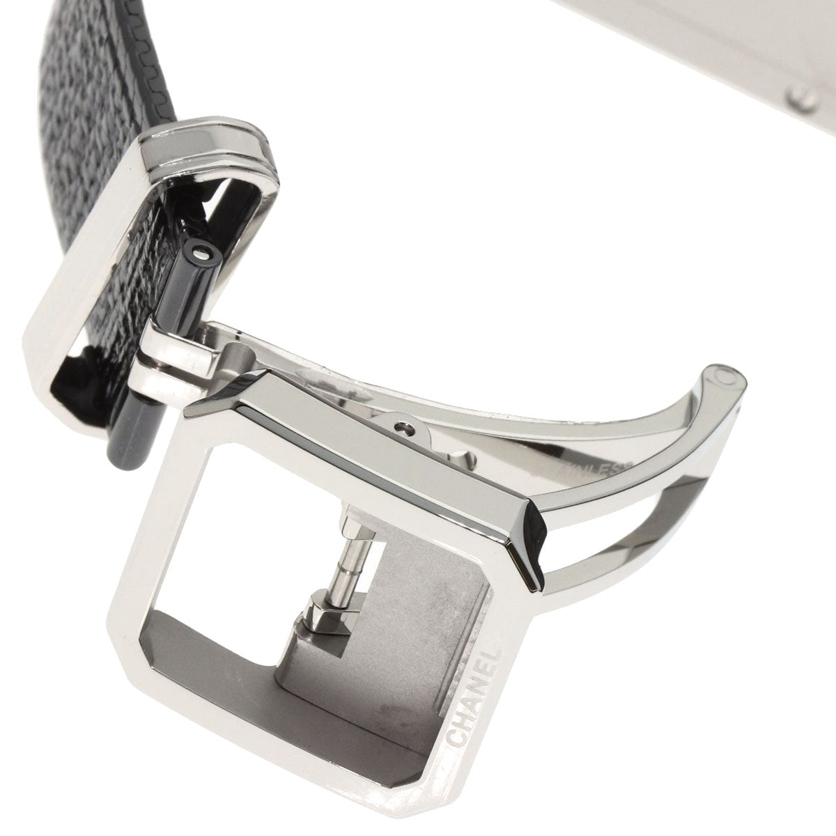CHANEL シャネル H5318 ボーイフレンド ツイード ダイヤモンド 腕時計 SS レディース 中古