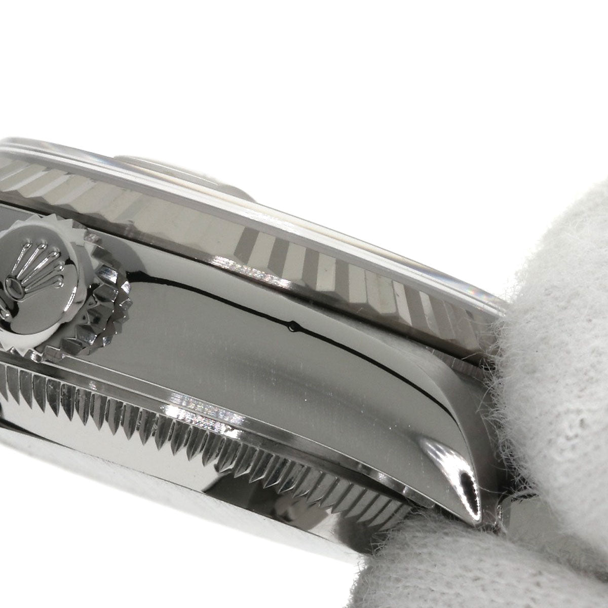 ROLEX ロレックス 69174G デイトジャスト 10P ダイヤモンド 腕時計 SS レディース 中古