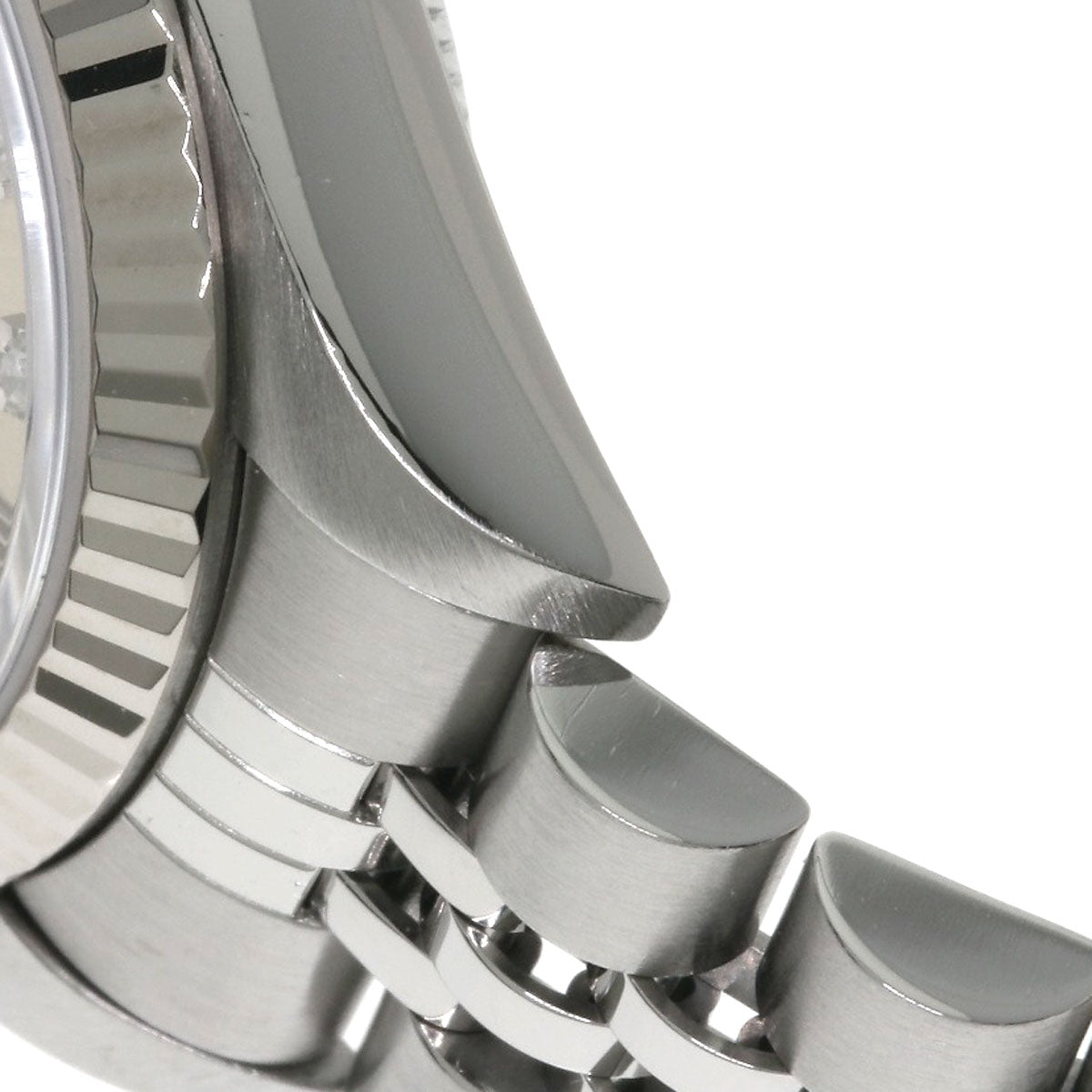 ROLEX ロレックス 69174G デイトジャスト 10P ダイヤモンド 腕時計 SS レディース 中古