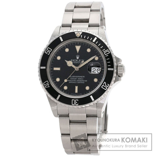 ROLEX ロレックス 168000 サブマリーナデイト オールトリチウム 1987年製 ヴィンテージ 腕時計 SS メンズ 中古