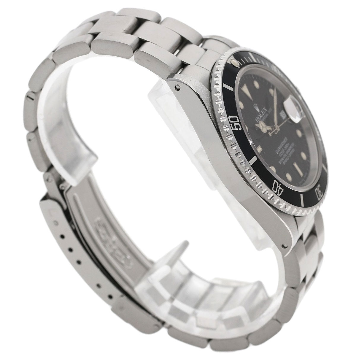 ROLEX ロレックス 168000 サブマリーナデイト オールトリチウム 1987年製 ヴィンテージ 腕時計 SS メンズ 中古