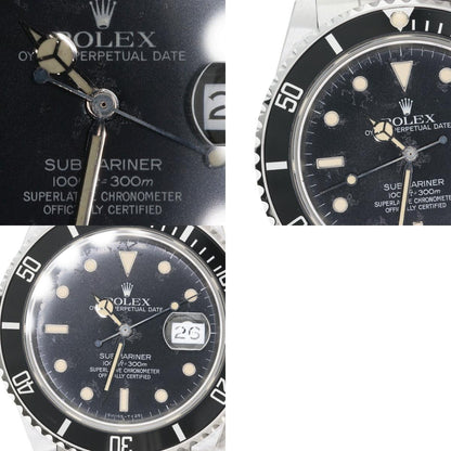 ROLEX ロレックス 168000 サブマリーナデイト オールトリチウム 1987年製 ヴィンテージ 腕時計 SS メンズ 中古