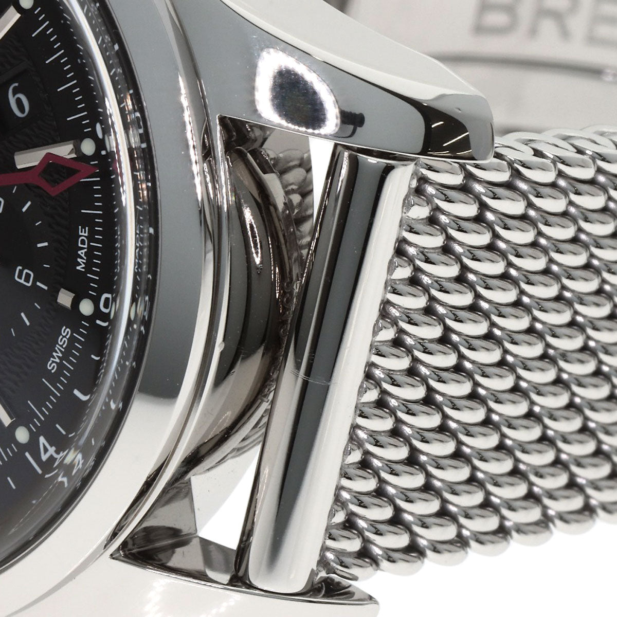 BREITLING ブライトリング AB0451 トランスオーシャン クロノグラフ GMT 世界限定2000本 腕時計 SS メンズ 中古