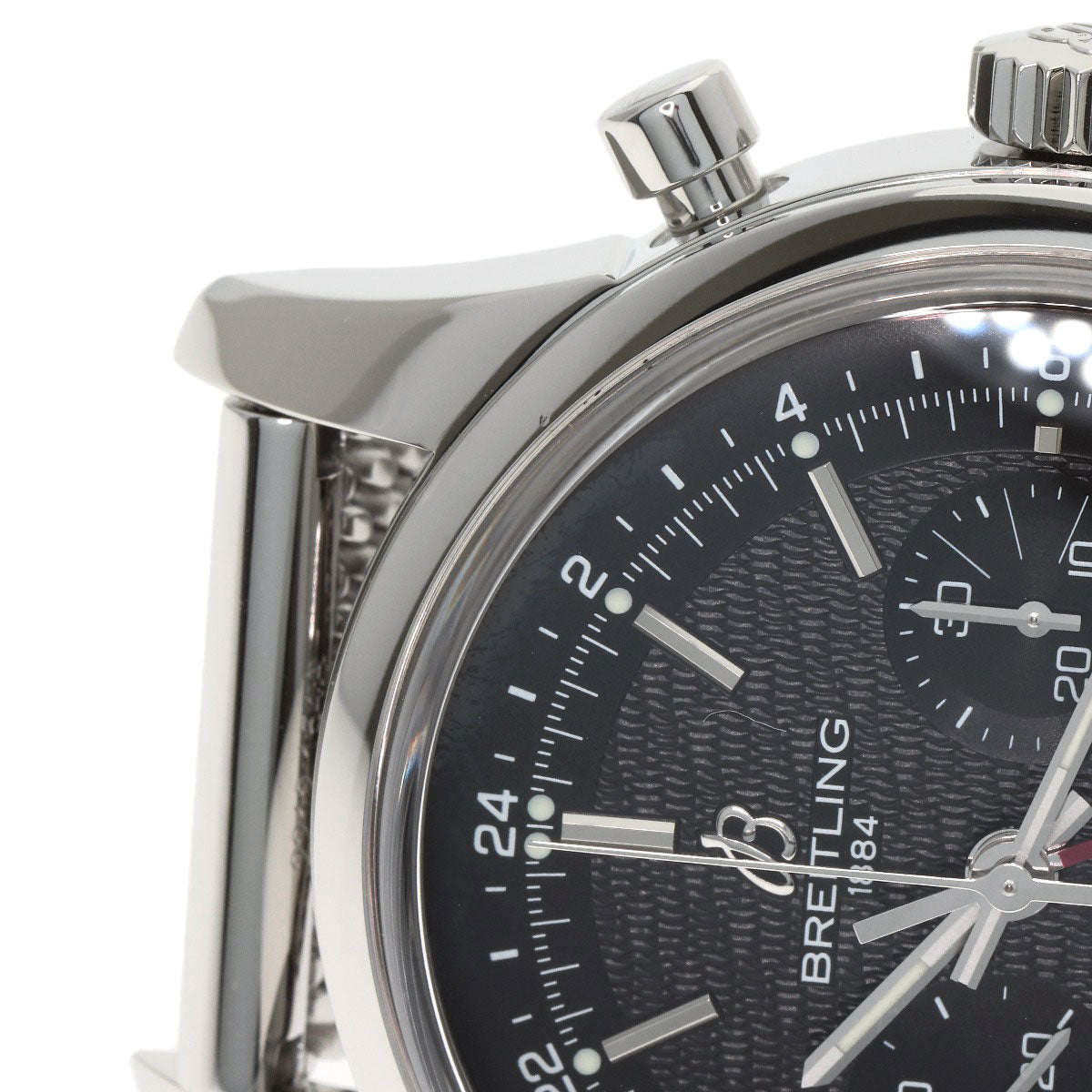 BREITLING ブライトリング AB0451 トランスオーシャン クロノグラフ GMT 世界限定2000本 腕時計 SS メンズ 中古