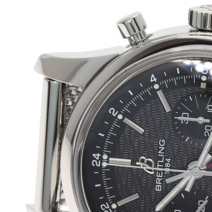 BREITLING ブライトリング AB0451 トランスオーシャン クロノグラフ GMT 世界限定2000本 腕時計 SS メンズ 中古