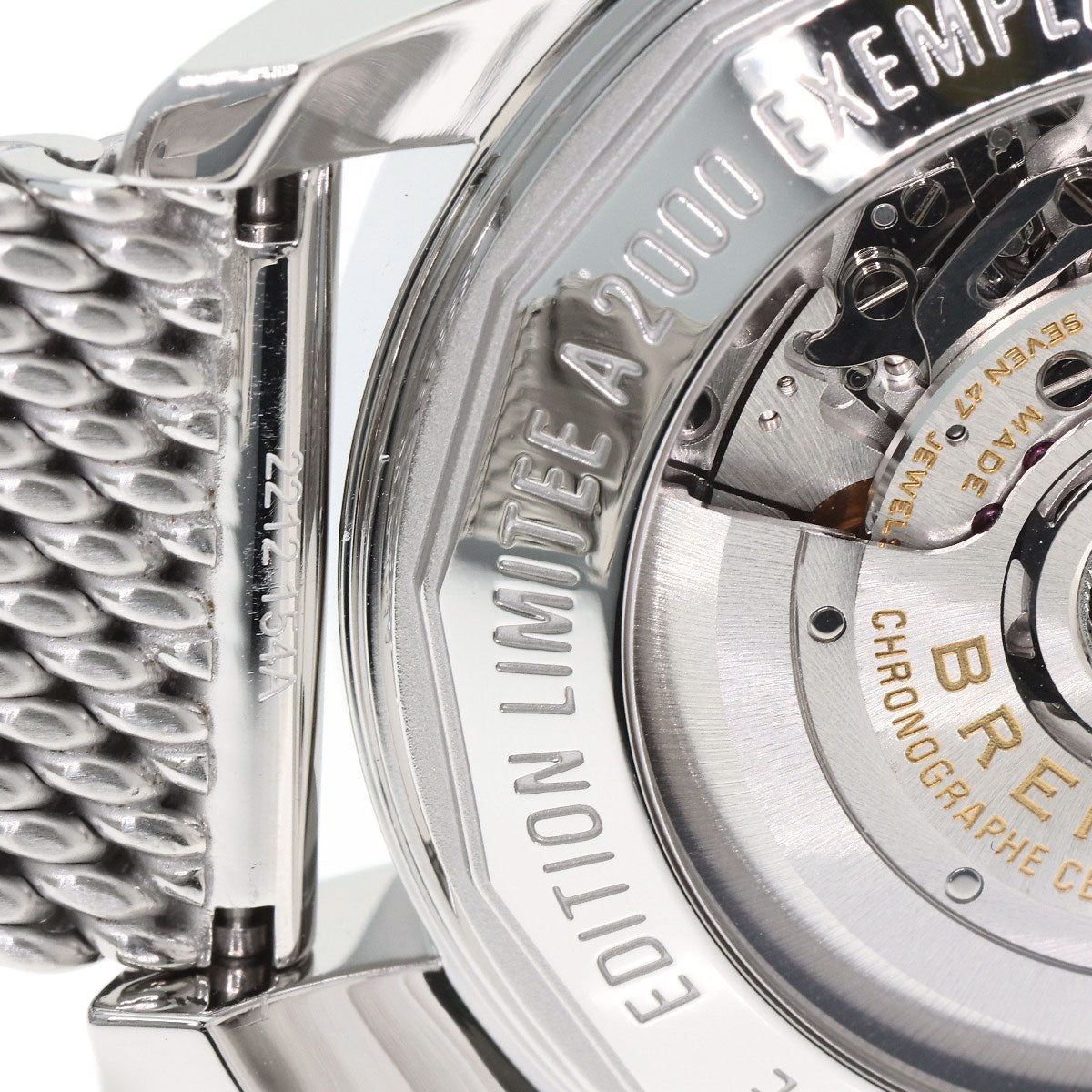 BREITLING ブライトリング AB0451 トランスオーシャン クロノグラフ GMT 世界限定2000本 腕時計 SS メンズ 中古