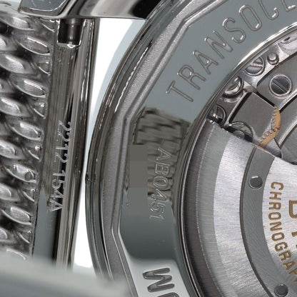 BREITLING ブライトリング AB0451 トランスオーシャン クロノグラフ GMT 世界限定2000本 腕時計 SS メンズ 中古