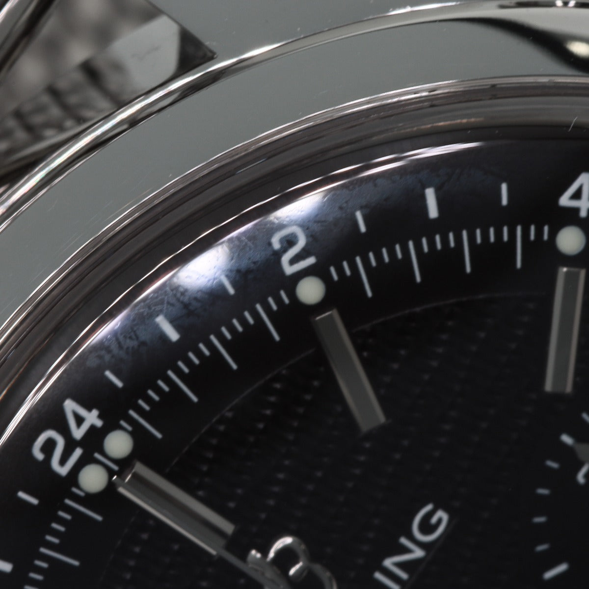 BREITLING ブライトリング AB0451 トランスオーシャン クロノグラフ GMT 世界限定2000本 腕時計 SS メンズ 中古