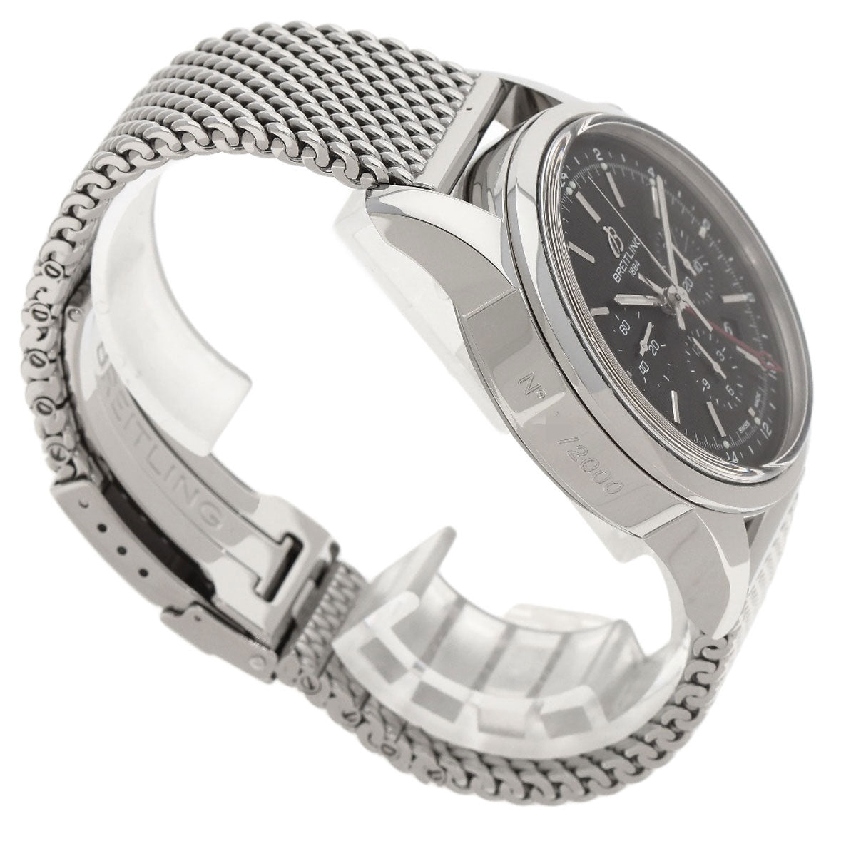 BREITLING ブライトリング AB0451 トランスオーシャン クロノグラフ GMT 世界限定2000本 腕時計 SS メンズ 中古