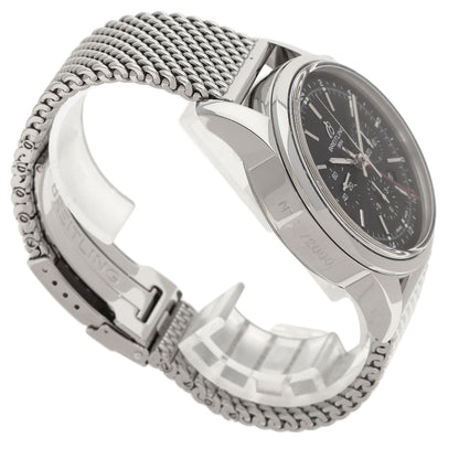 BREITLING ブライトリング AB0451 トランスオーシャン クロノグラフ GMT 世界限定2000本 腕時計 SS メンズ 中古