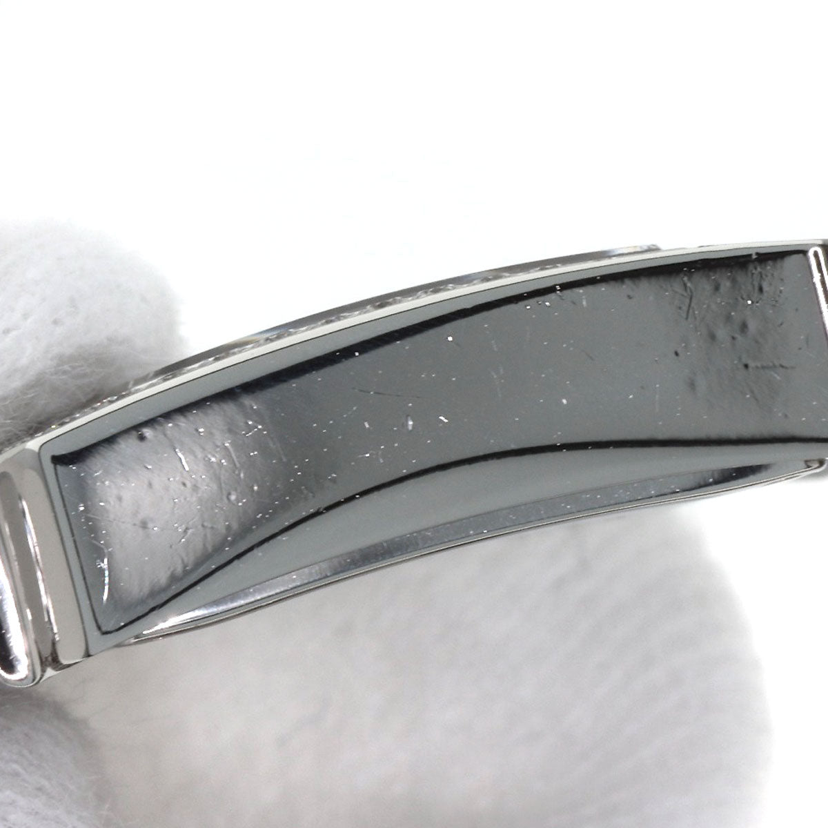 HERMES エルメス HH1.130 Hウォッチ ミニ ダイヤモンド 腕時計 SS レディース 中古