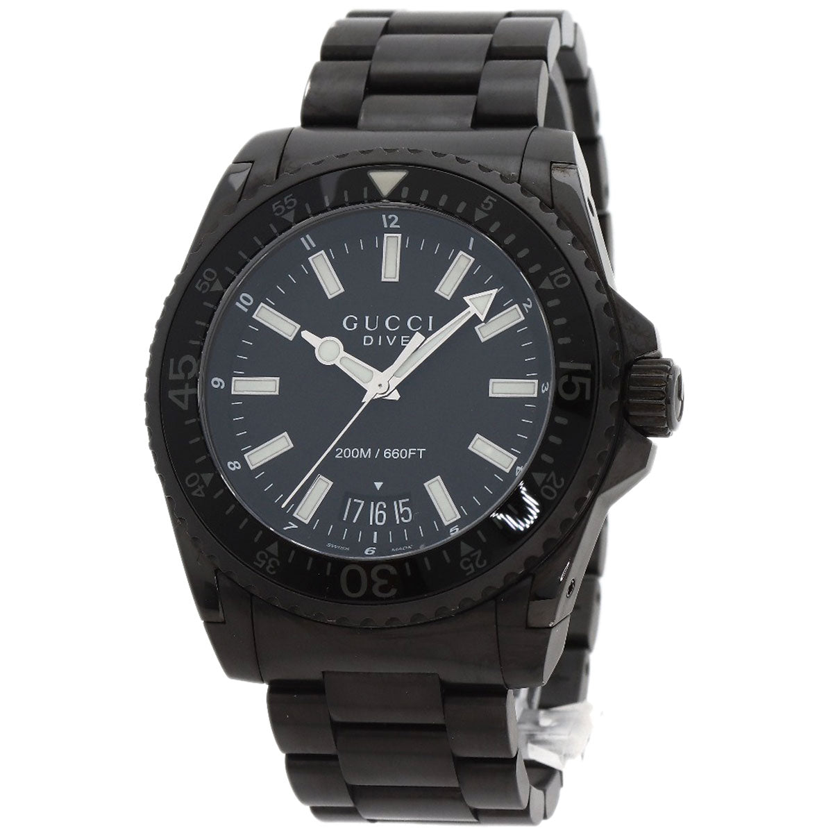 GUCCI グッチ 136.2 ダイブ 腕時計 SS メンズ 中古