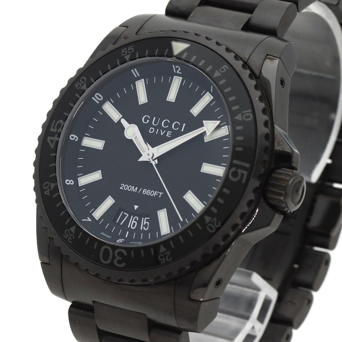 GUCCI グッチ 136.2 ダイブ 腕時計 SS メンズ 中古