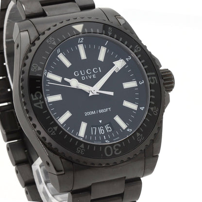 GUCCI グッチ 136.2 ダイブ 腕時計 SS メンズ 中古