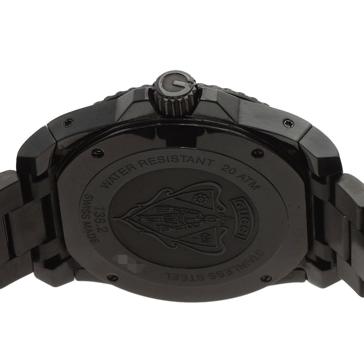GUCCI グッチ 136.2 ダイブ 腕時計 SS メンズ 中古