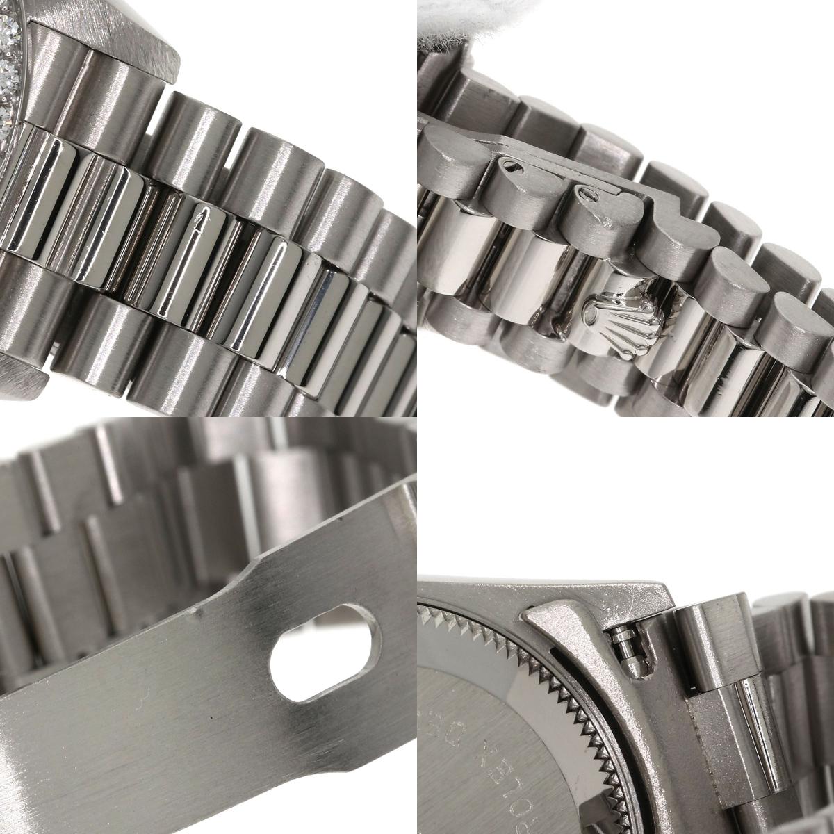ROLEX ロレックス 69139G デイトジャスト 10P ダイヤモンド 腕時計 K18WG レディース 中古