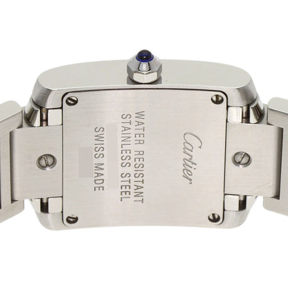 CARTIER カルティエ W51008Q3 タンクフランセーズSM 腕時計 SS レディース 中古
