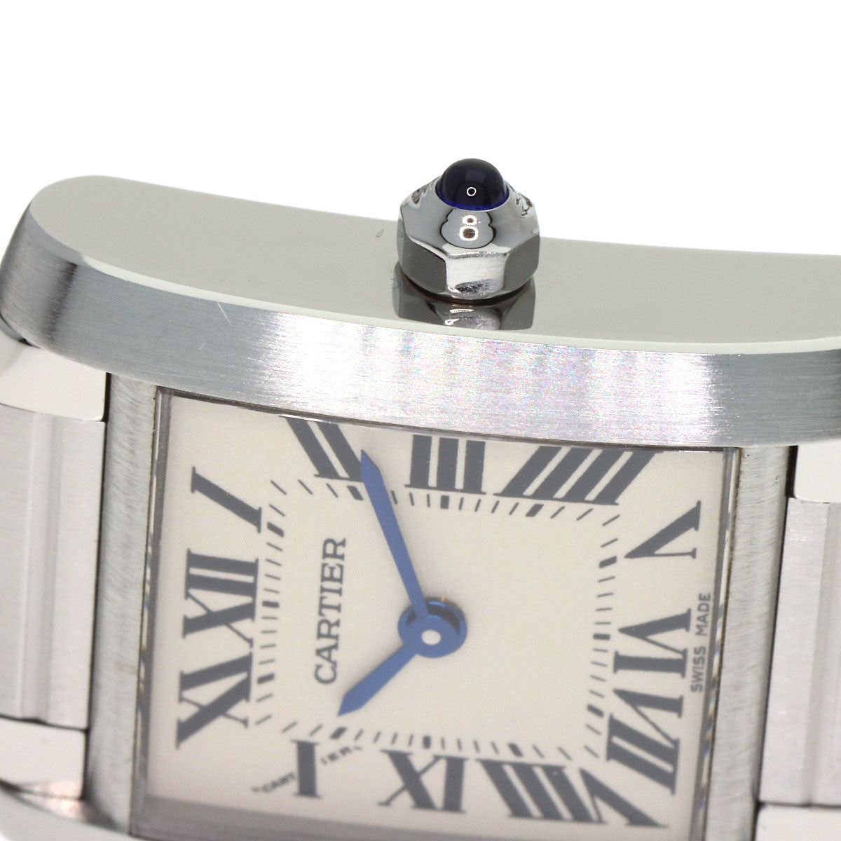 CARTIER カルティエ W51008Q3 タンクフランセーズSM 腕時計 SS レディース 中古