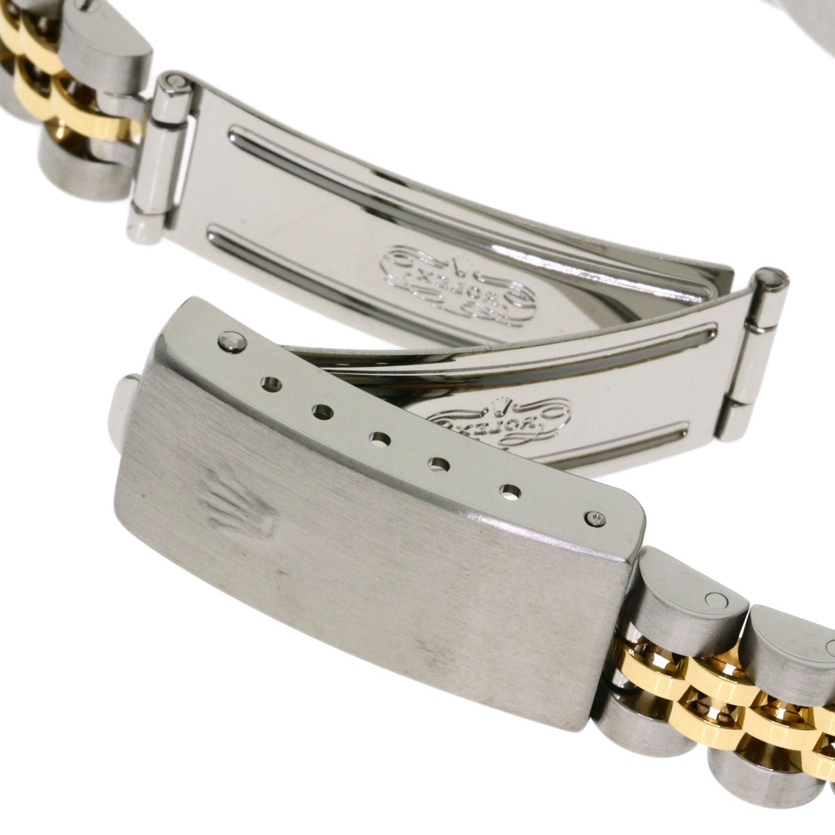 ROLEX ロレックス 79173G デイトジャスト 10P ダイヤモンド 腕時計 SS レディース 中古