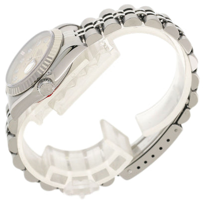 ROLEX ロレックス 69174G デイトジャスト 10P ダイヤモンド 腕時計 SS レディース 中古