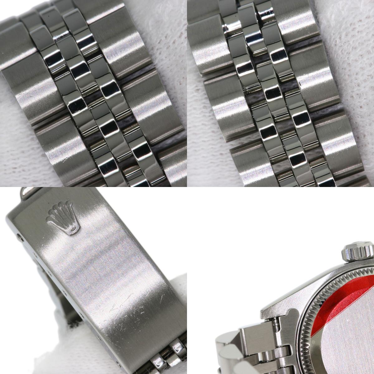 ROLEX ロレックス 69174G デイトジャスト 10P ダイヤモンド 腕時計 SS レディース 中古