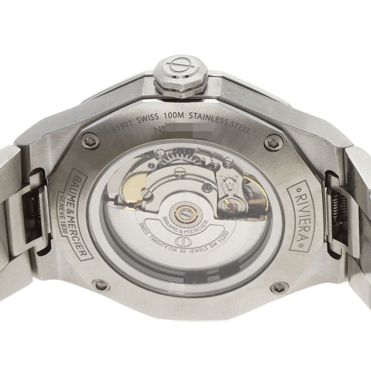Baume & Mercier ボーム＆メルシェ MOA10621 リビエラ 腕時計 SS メンズ 中古